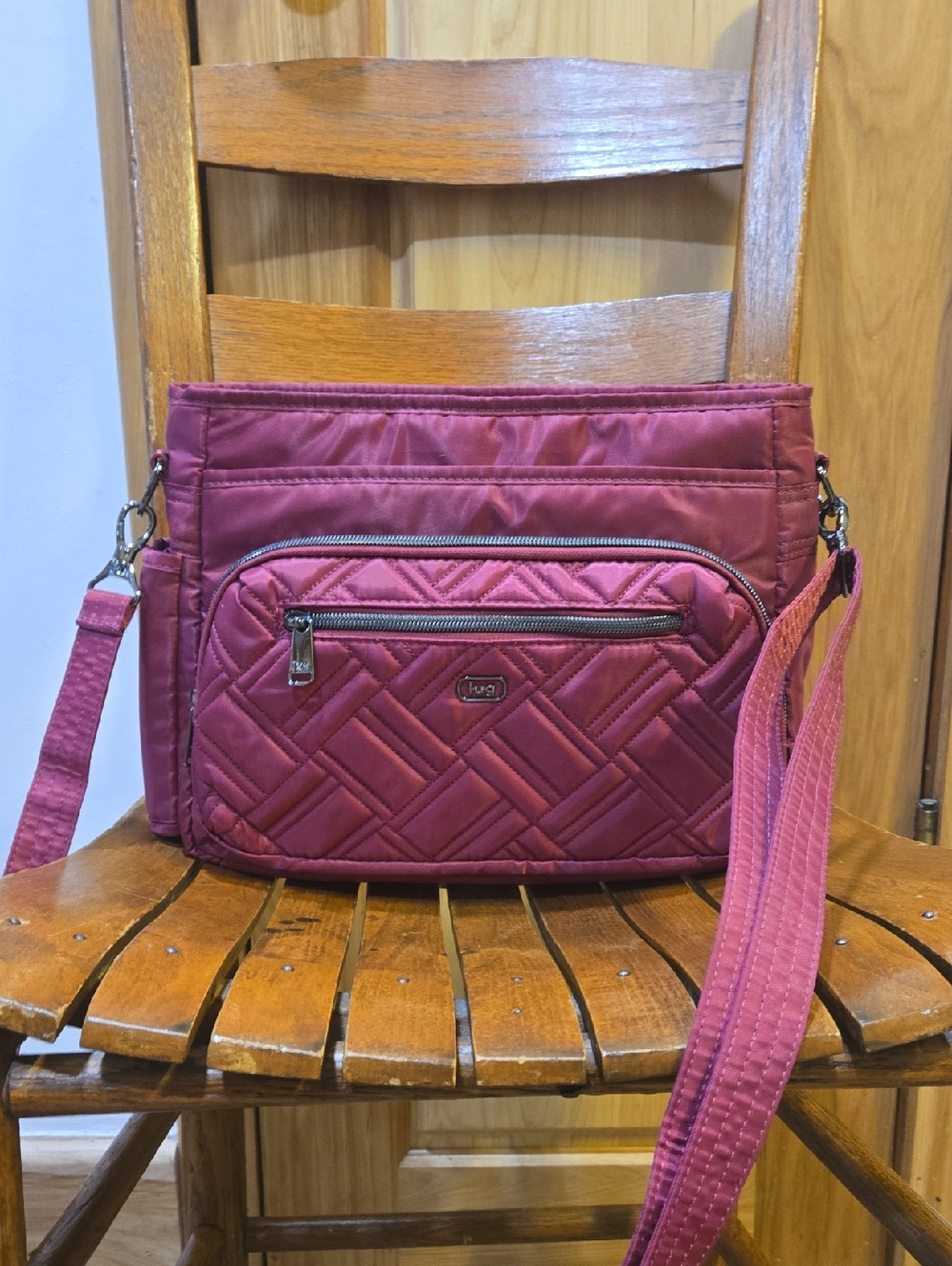 Shimmy SE Crossbody Bag Raspberry